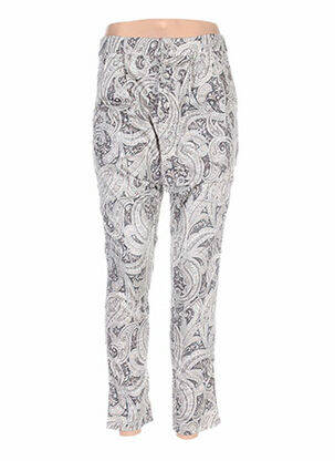 Pantalon 7/8 talie înaltă talie înaltă gri ZOE LA FEE femeie