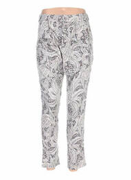Pantalon 7/8 talie înaltă talie înaltă gri ZOE LA FEE femeie