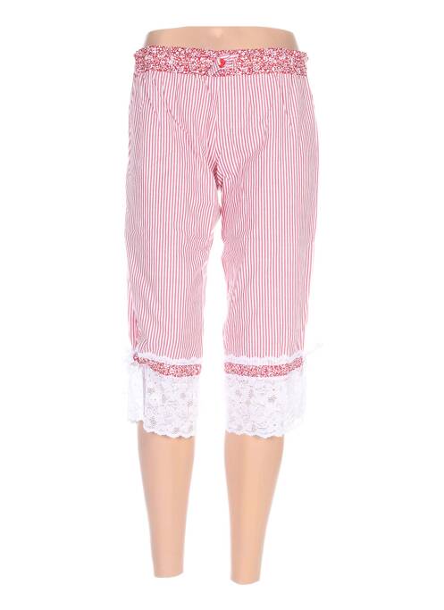 Pantalon trei sferturi roșu ZOE LA FEE femeie