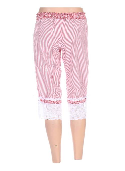 Pantalon trei sferturi roșu ZOE LA FEE femeie