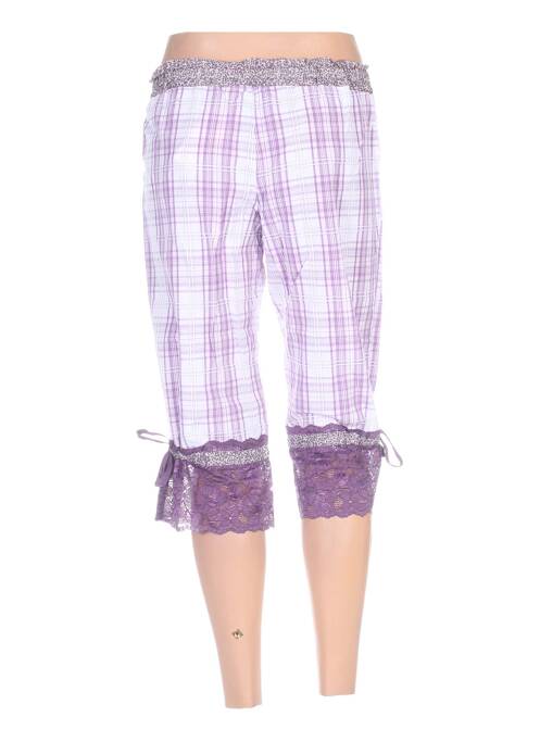 Pantalon trei sferturi violet ZOE LA FEE femeie