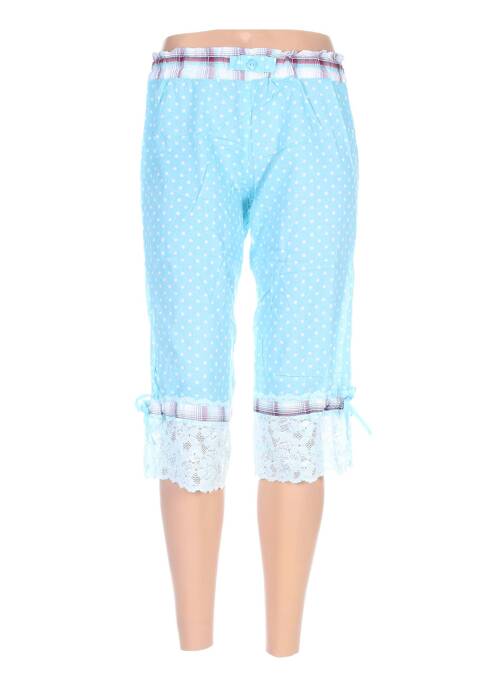 Pantalon trei sferturi albastru ZOE LA FEE femeie