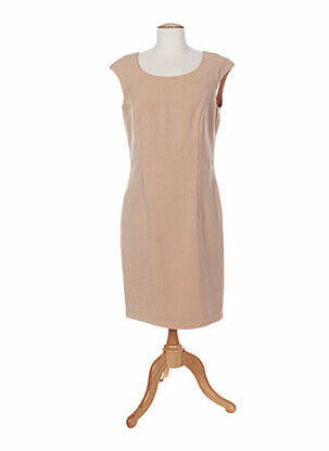 Rochie midi bej JEAN CLAIRE femeie