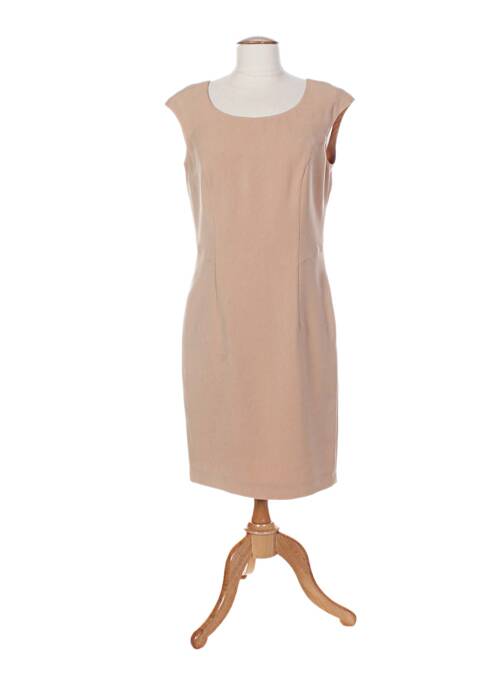 Rochie midi bej JEAN CLAIRE femeie