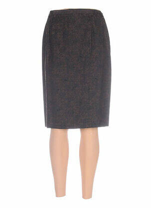 Fustă midi maro CLAUDE BAUER femeie