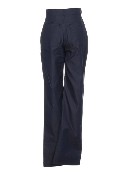 Pantalon drept albastru BRUNO SAINT HILAIRE femeie