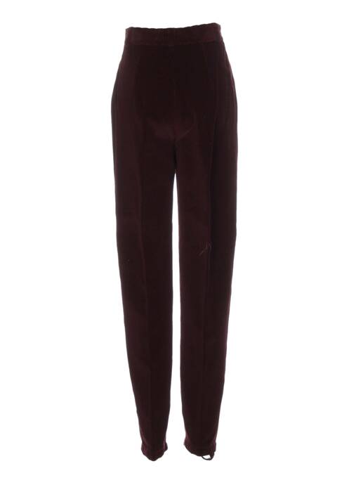 Pantalon drept roșu BRUNO SAINT HILAIRE femeie