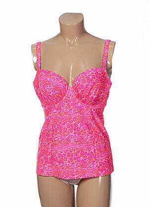 Sutien de costum de baie top sutien modelat top sutien modelat roz CURVY KATE femeie