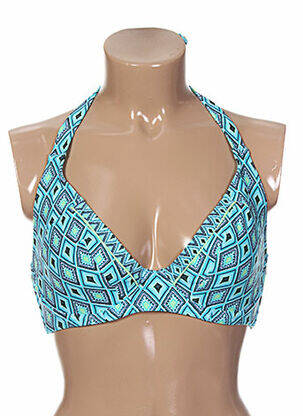 Sutien de costum de baie albastru CURVY KATE femeie