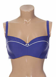 Sutien de costum de baie bretele elastice reglabile albastru CURVY KATE femme