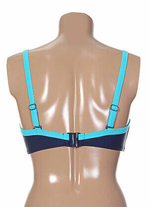 Sutien de costum de baie bretele elastice reglabile albastru CURVY KATE femeie