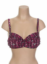 Sutien de costum de baie top sutien modelat top sutien modelat roz CURVY KATE femme