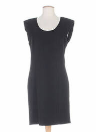 Rochie midi fără mâneci fără mâneci negru LAUREN VIDAL femeie