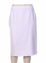 Fustă midi croială dreaptă violet SOMMERMANN femme