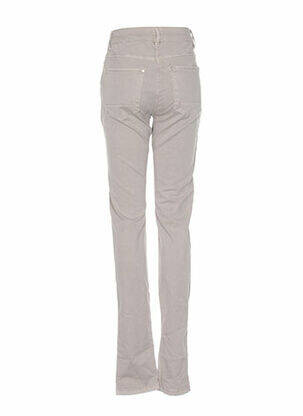 Pantalon slim talie joasă talie joasă bej SANDWICH femeie