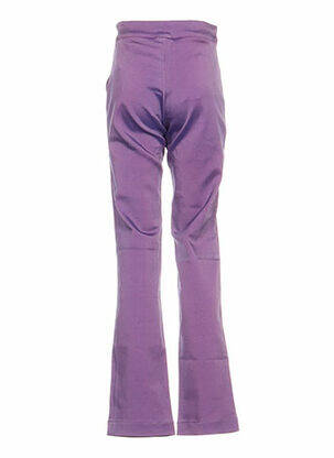 Pantalon drept croială dreaptă talie joasă violet BF & L femeie