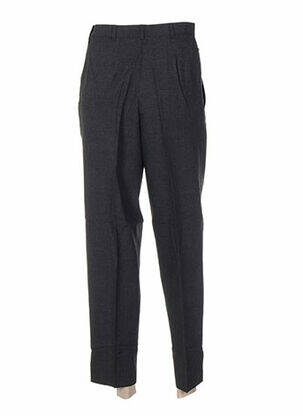 Pantalon drept talie înaltă talie înaltă gri WALL STREET femeie