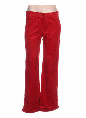 Pantalon drept roșu IDEO femeie