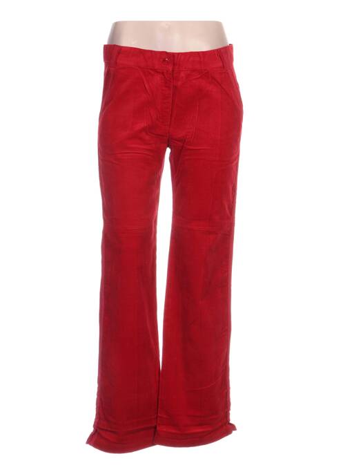 Pantalon drept roșu IDEO femeie