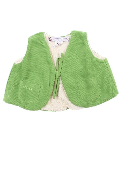 Vestă fără mâneci verde IDEO copil