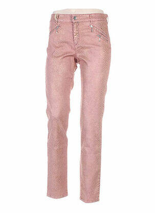 Pantalon slim talie joasă talie joasă roz COUTURIST femeie