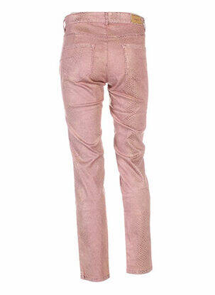 Pantalon slim talie joasă talie joasă roz COUTURIST femeie