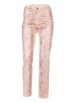 Pantalon slim talie joasă talie joasă portocalie COUTURIST femeie