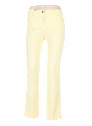 Pantalon slim galben COUTURIST femeie