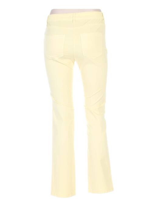 Pantalon slim galben COUTURIST femeie