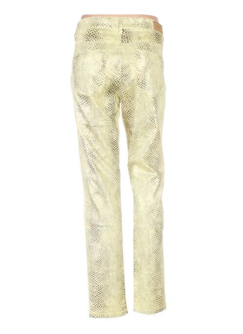 Pantalon slim galben COUTURIST femeie