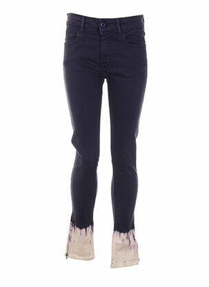 Blugi cu croială slim violet APRIL 77 femeie