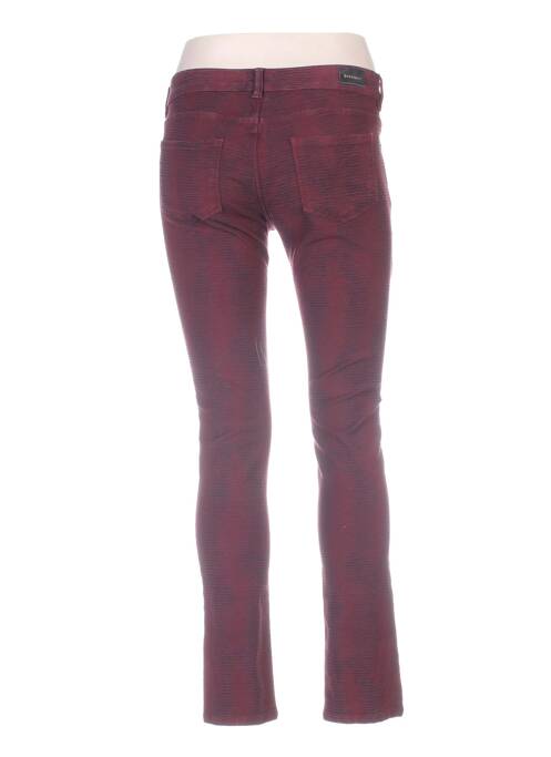 Pantalon slim roșu BERENICE femeie