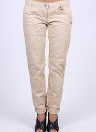 Pantalon buzunare talie joasă bej MAISON SCOTCH femeie