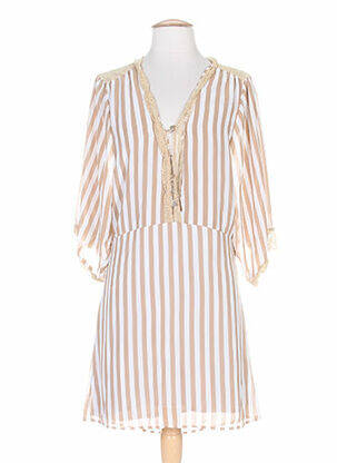 Tunică mâneci scurte maro ANNE TURTAUT femeie