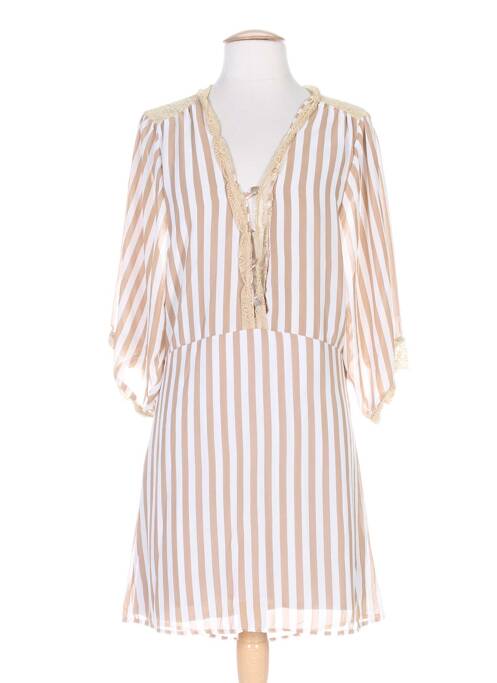 Tunică mâneci scurte maro ANNE TURTAUT femeie