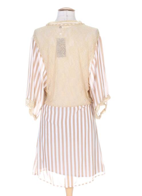 Tunică mâneci scurte maro ANNE TURTAUT femeie