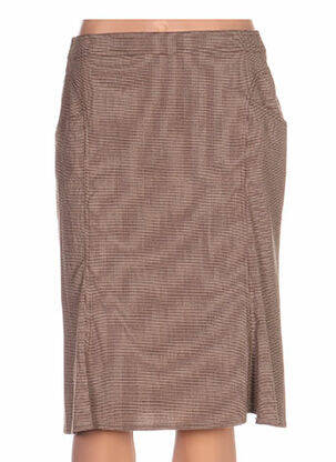 Fustă midi maro QUATTRO femeie