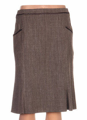 Fustă midi maro QUATTRO femeie