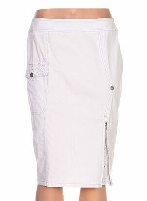 Fustă midi alb QUATTRO femeie