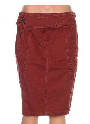 Fustă midi portocaliu QUATTRO femeie