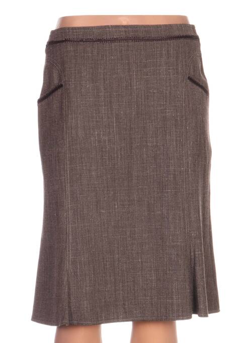 Fustă midi maro QUATTRO femeie