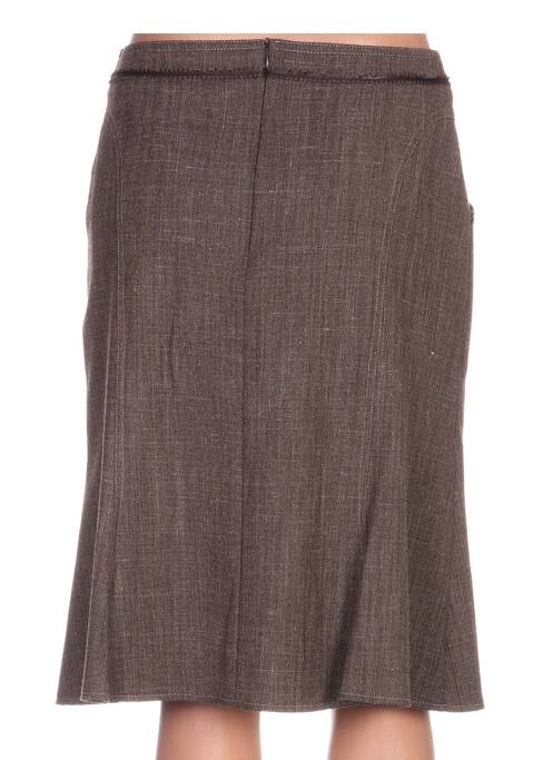 Fustă midi maro QUATTRO femeie