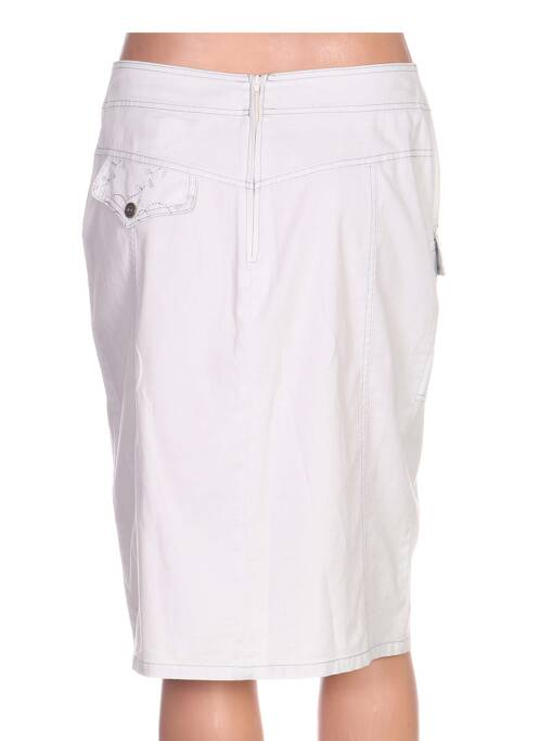Fustă midi alb QUATTRO femeie