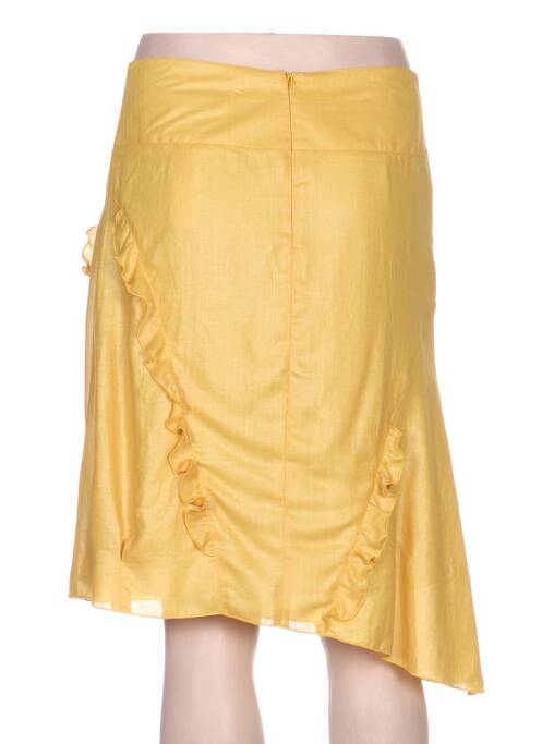 Fustă midi galben QUATTRO femeie