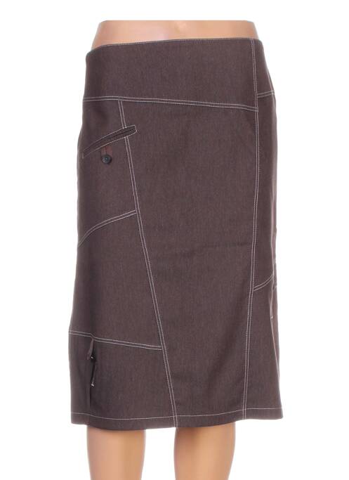 Fustă midi maro QUATTRO femeie