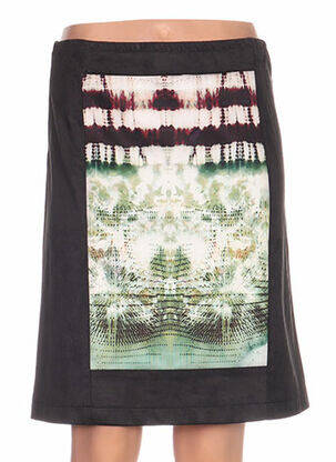 Fustă midi negru QUATTRO femeie