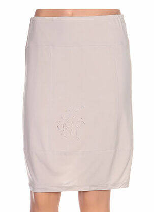 Fustă midi bej QUATTRO femeie