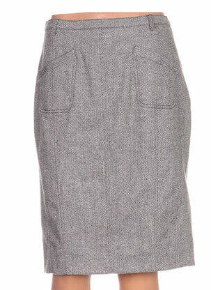 Fustă midi gri QUATTRO femeie