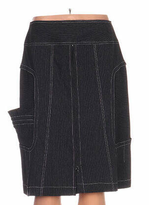 Fustă midi croială dreaptă negru QUATTRO femme