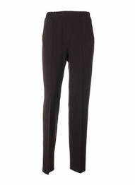 Pantalon croială dreaptă maro QUATTRO femme